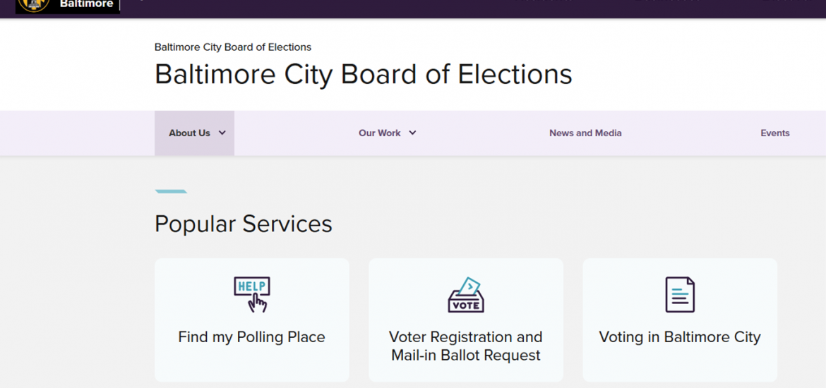 New Election Site